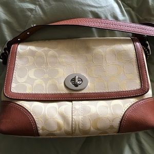 Coach cross body hand bag